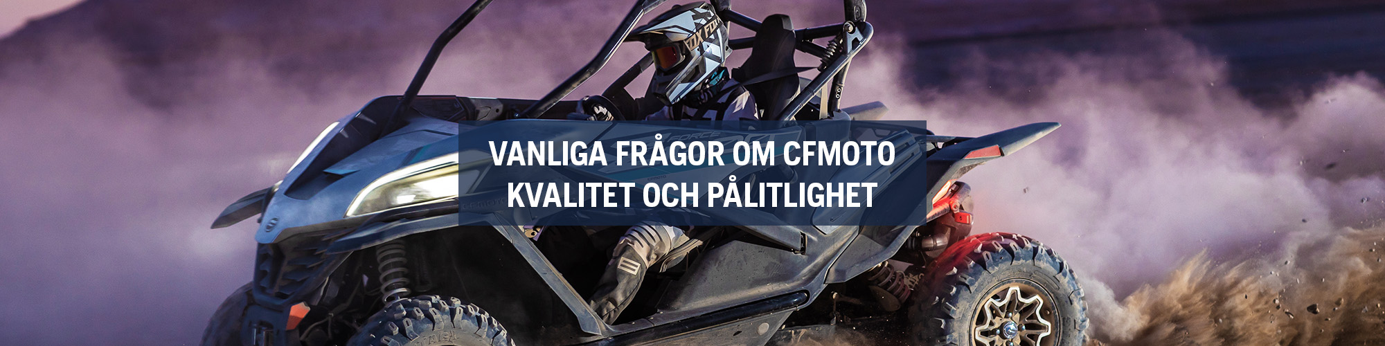 Vanliga frågor om CFMOTO