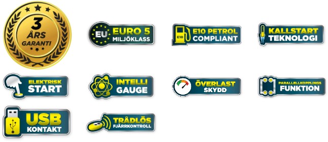 Champion 3500W Inverterelverk Premium certifikationer