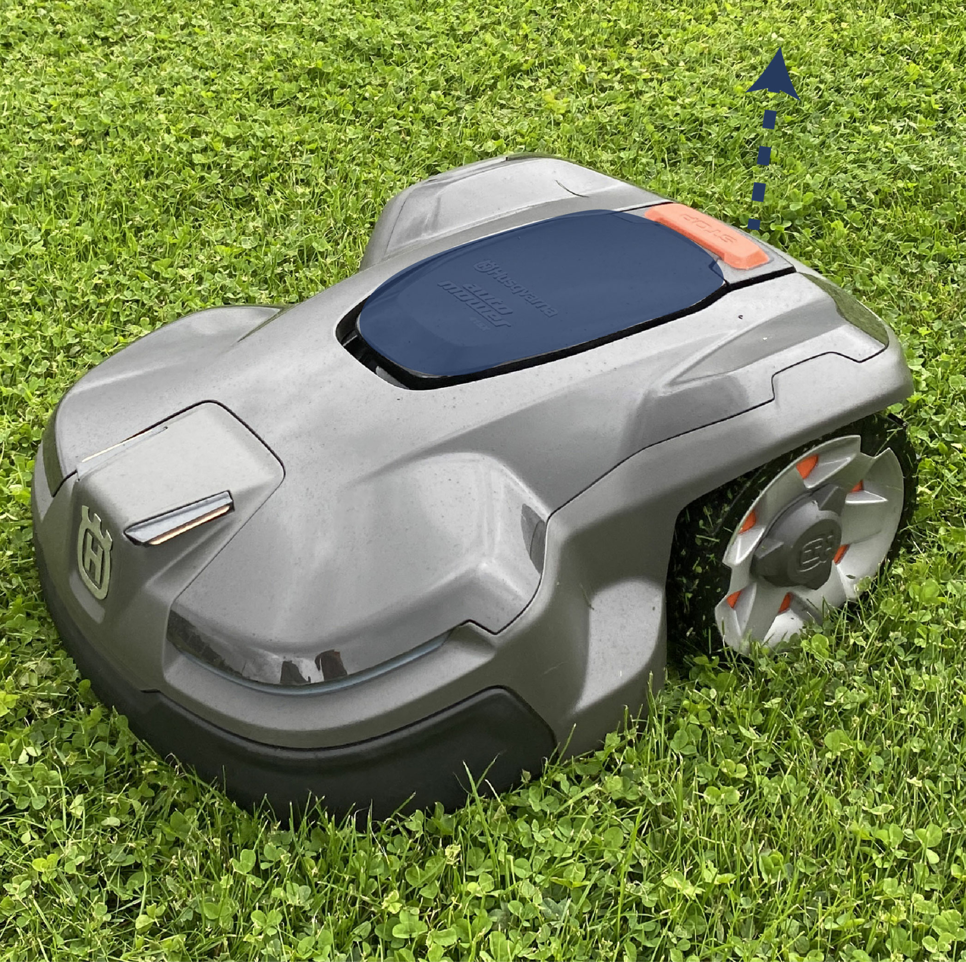 Instruktioner för att Öppna upp Husqvarna Automower