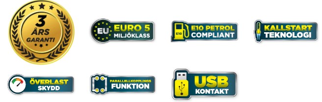 Champion Inverterelverk 3000W The Mighty Fusion Bensin ups